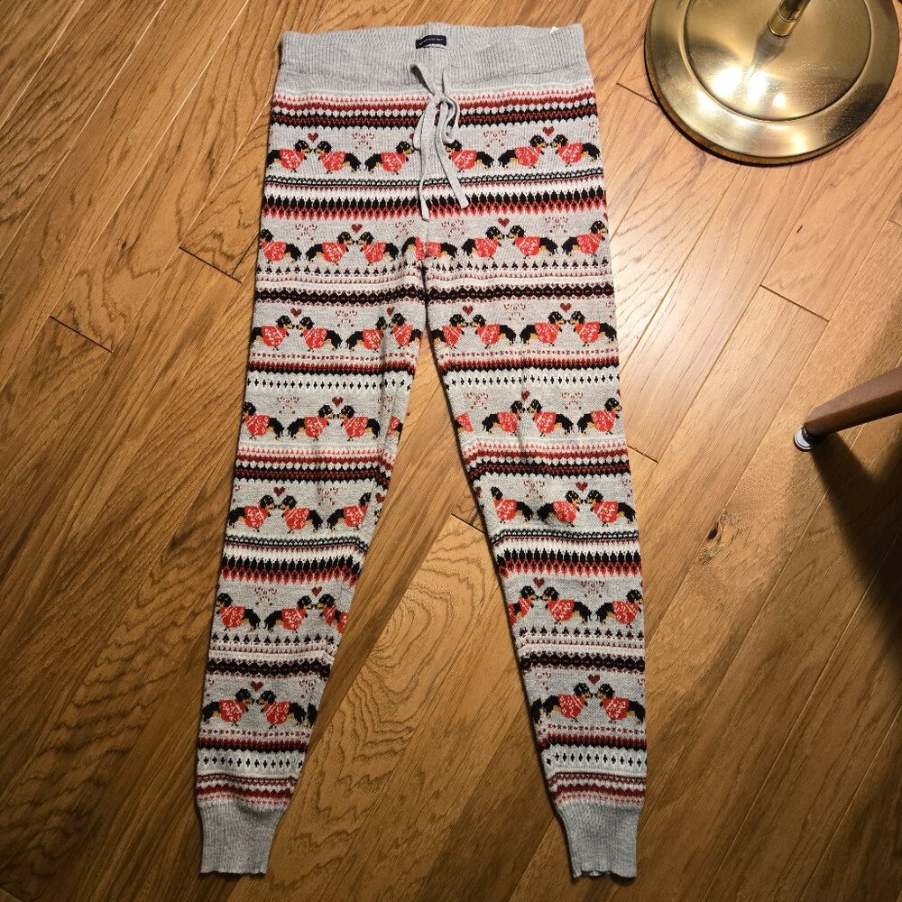 Holiday Dachshund Pajama Pants - Size S